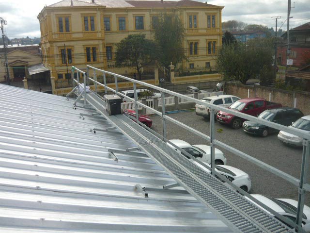 Barandas galvanizadas